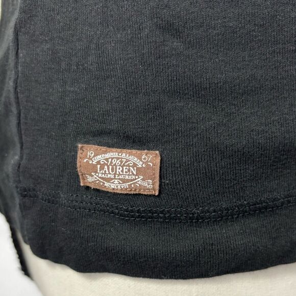 ‼️final must bundle‼️ Lauren Ralph Lauren Top T-Shirt Tee Black - Picture 3 of 7